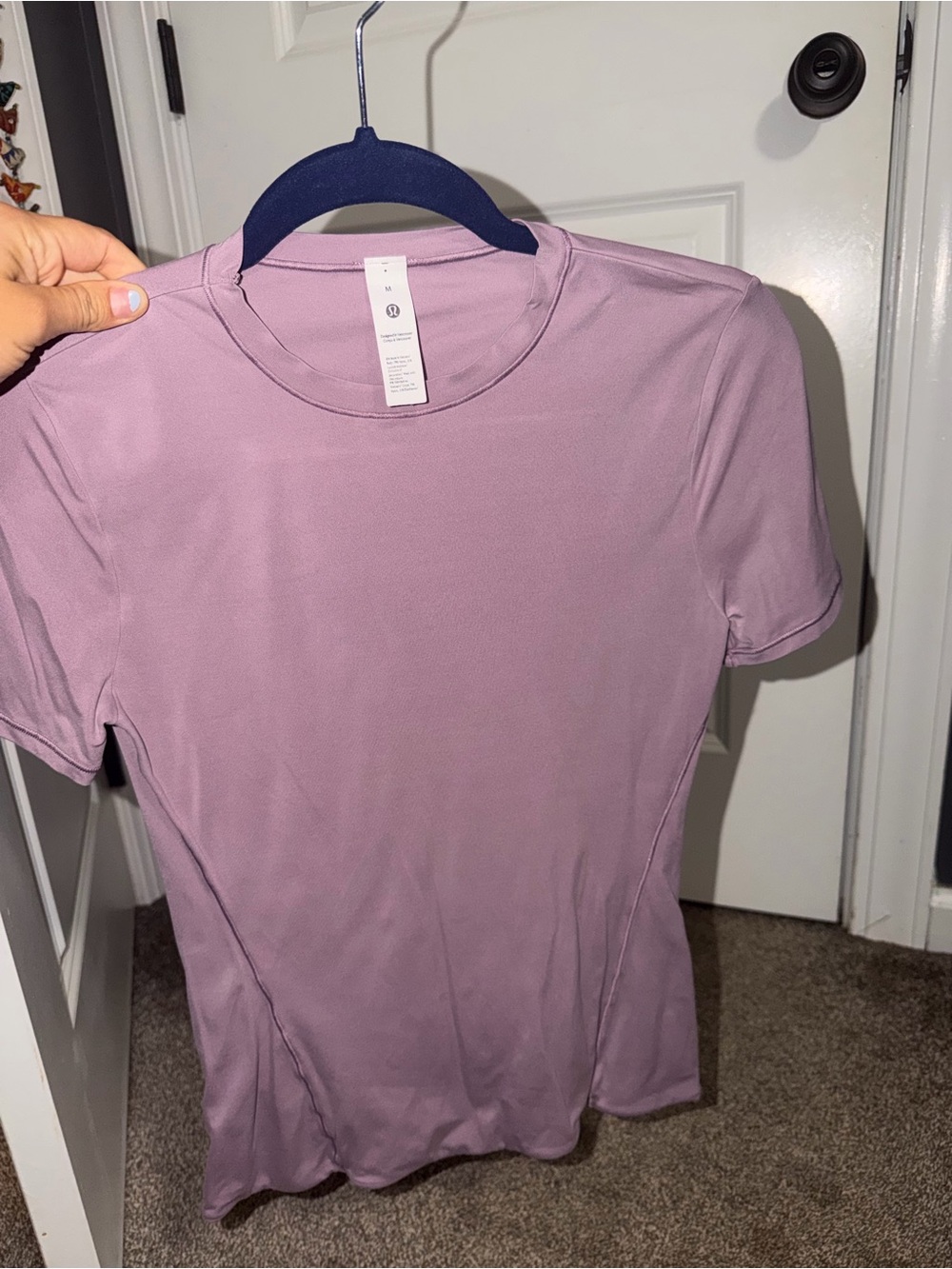 lululemon athletica Lilac Crew Short-Sleeve Tee